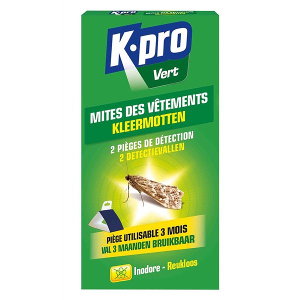 KPRO - Kapo pièges à mites pour vêtements étui de 2