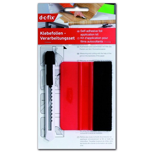 D-C-FIX - Kit de pose pour adhesifs decoratifs