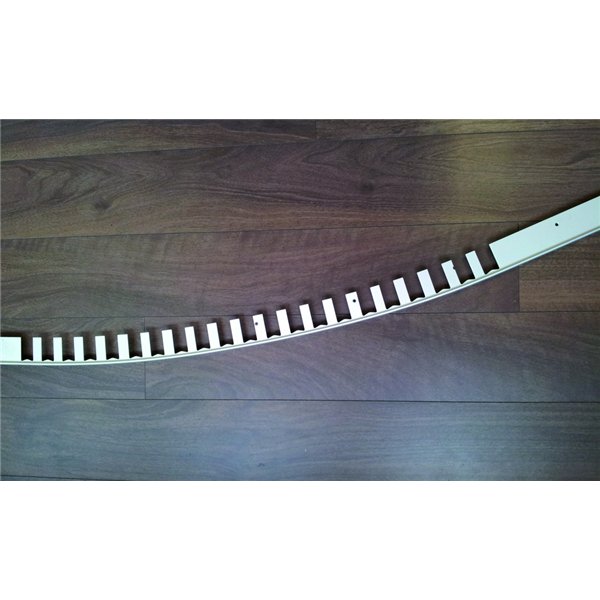 ROMUS - Nez de Marches Cintrable Alu Incolore 5x48mm 2.5m