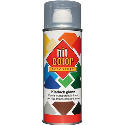 HITCOLOR - Vernis de Finition Brillant Aérosol 400ml