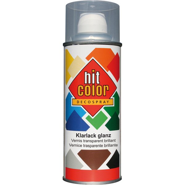 HITCOLOR - Vernis de Finition Brillant Aérosol 400ml