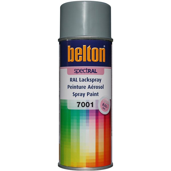 BELTON - Peinture Spectral Brillant Aérosol 400ml Gris argent