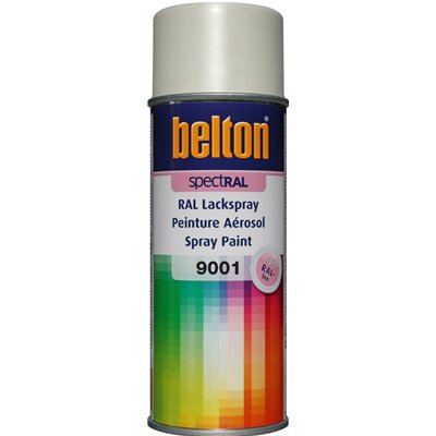 BELTON - Peinture Spectral Brillant Aérosol 400ml Blanc crème