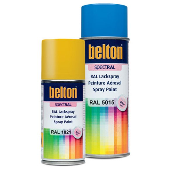 BELTON - Peinture Spectral Mat Aérosol 400ml Blanc mat
