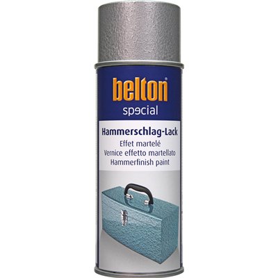 BELTON - Peinture SPECIAL Effet Martelé Aérosol 400ml Argent