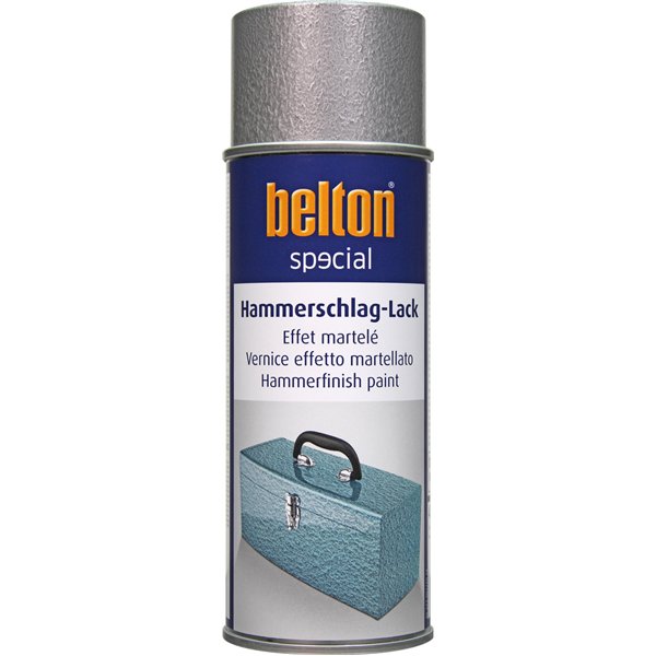 BELTON - Peinture SPECIAL Effet Martelé Aérosol 400ml Argent