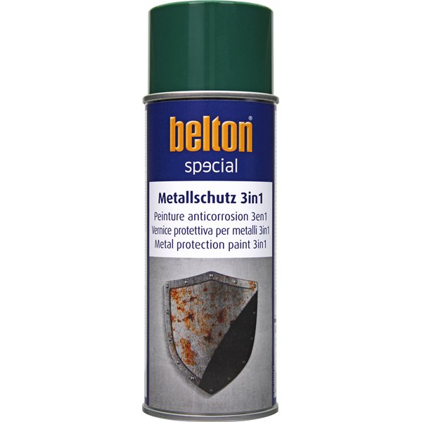 BELTON - Peinture SPECIAL Anticorrosion 3 en 1 Aérosol 400ml Vert