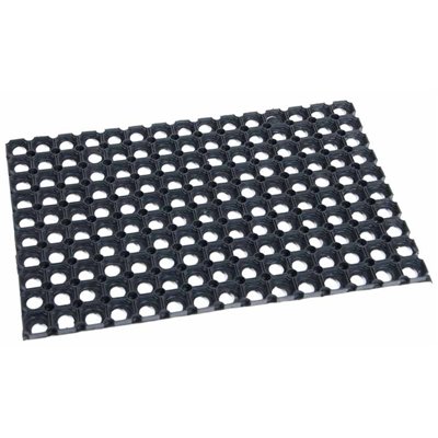 VICA - Tapis Delion Ruberring noir 40x60cm