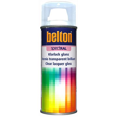 BELTON - Vernis Brillant Transparent SpectRAL Aérosol 400ml