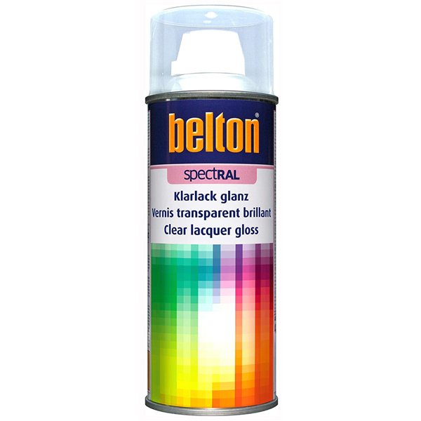 BELTON - Vernis Brillant Transparent SpectRAL Aérosol 400ml