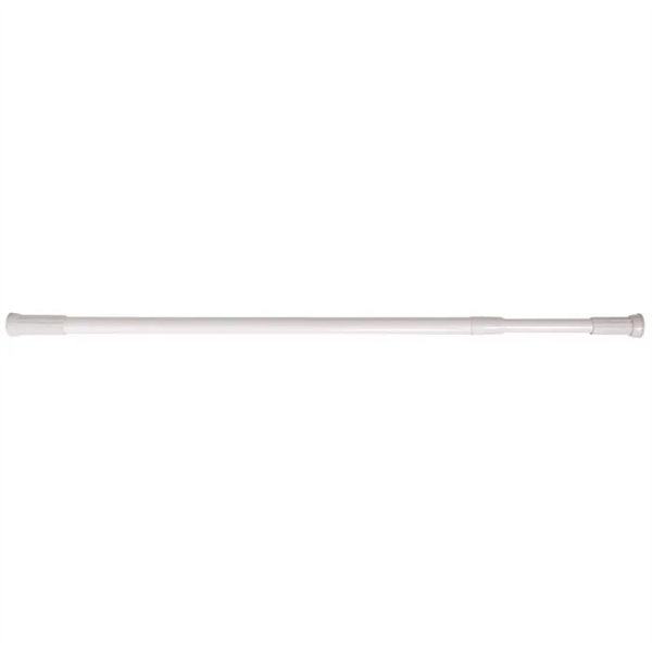 M S V - Barre de Douche Inox 110-200cm Blanc