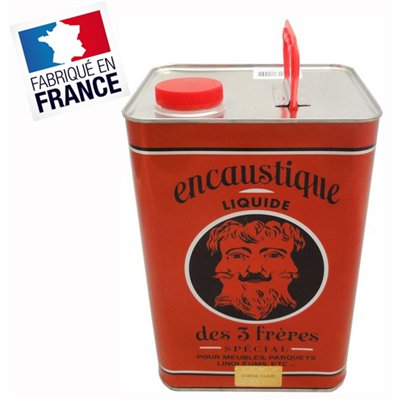 LES TROIS FRERES - Encaustique Liquide Pure Térébenthine 5L