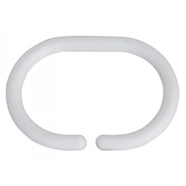 M S V - Anneaux Pour Rideau de Douche Blanc Lot de 12
