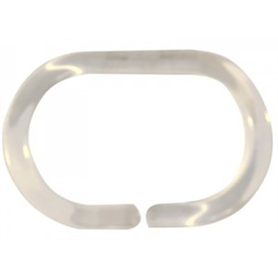M S V - Anneaux Pour Rideau de Douche Transparent lot de 12