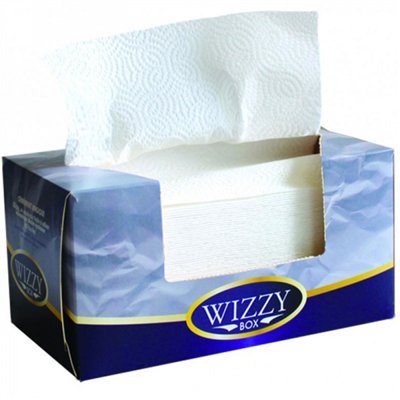 GLOBAL HYGIENE - Papier Essuie-Tout Multi Usages Boite de 180 Feuilles