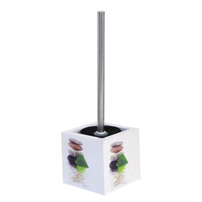 M S V - Porte-Brosse WC MDF Lingga et Inox