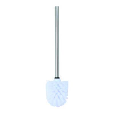 MSV - Brosse wc manche inox boule blanche