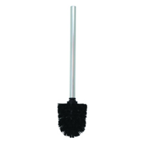 M S V - Brosse WC Boule Noire et Manche Inox