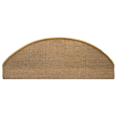 VICA - Tapis Escalier Sisal Nature D 50 28x65cm
