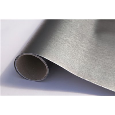 D-C-FIX - Adhésif rouleau metallic platino acier 1.5mx45cm