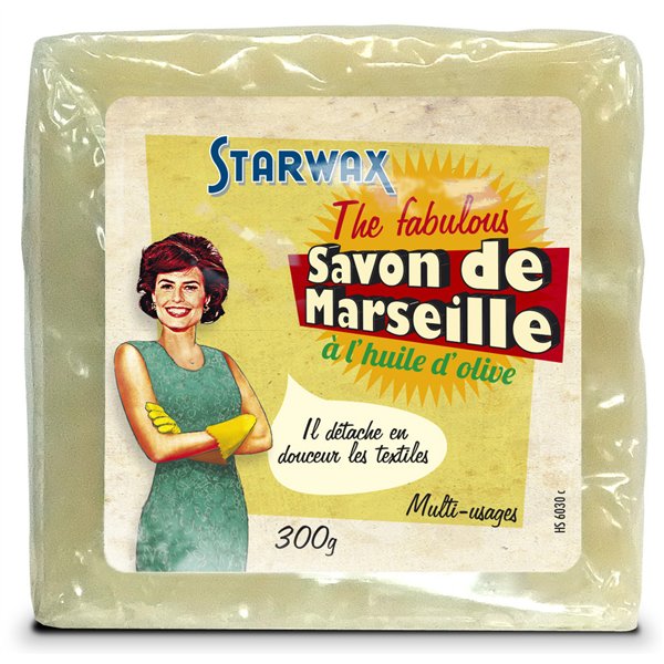 STARWAX FABULOUS - Savon de Marseille huile olive 300g Fabulous