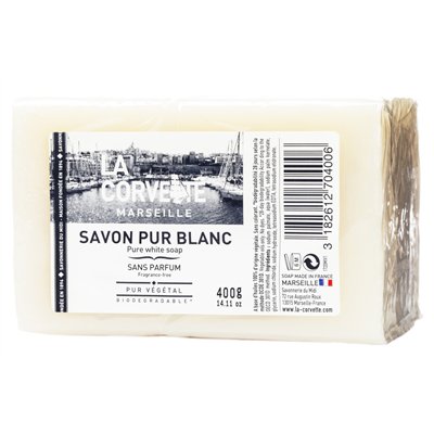 LA CORVETTE - Savon blanc menager 400g