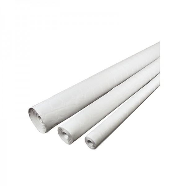 PUBLI EMBAL - Nappe Damassée Blanche