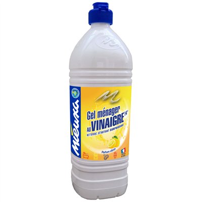 MIEUXA - Vinaigre Ménager Gel Citron 14° 1L
