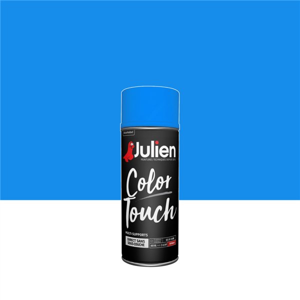 JULIEN - Bombe peinture - bleu radieux - 400 mL