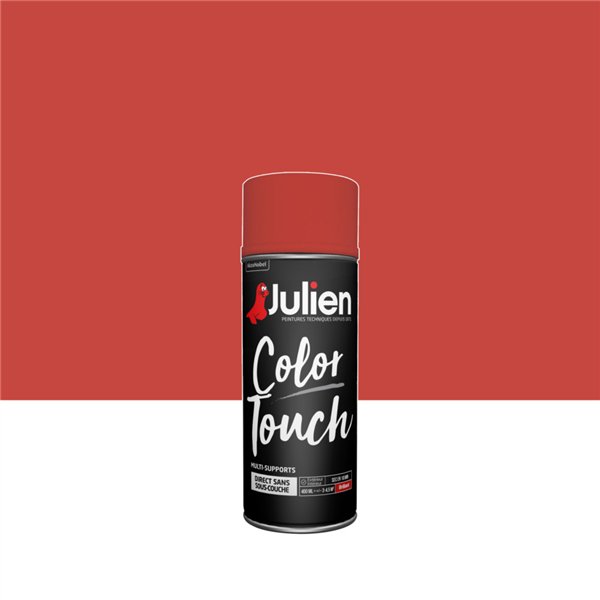 JULIEN - Bombe peinture - rouge feu - 400 mL