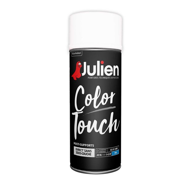 JULIEN - Bombe peinture blanc mat - 400 mL