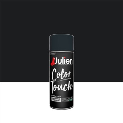 JULIEN - Bombe peinture noir satiné - 400 mL