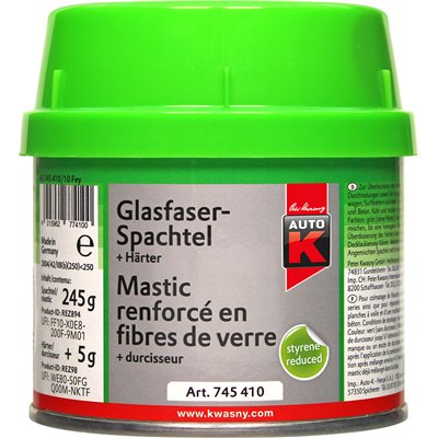 AUTO K - Mastic Renforcé en Fibres de Verre + Durcisseur