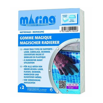 MARINA - Gomme Magique Lot de 2