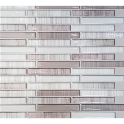 ACCESS DECO - Carrelage Adhésif 3D Listel Beige