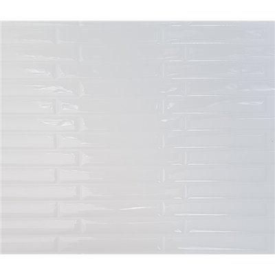 ACCESS DECO - Carrelage Adhésif 3D Listel Blanc