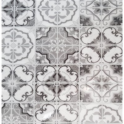 ACCESS DECO - Carrelage Adhésif 3D Vintage Noir