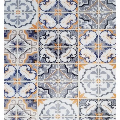 ACCESS DECO - Carrelage Adhésif 3D Vintage Jaune