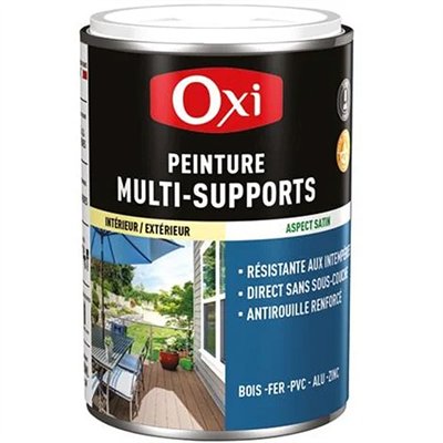 OXI - Peinture top 3 bois fer pvc 250ml blanc crème