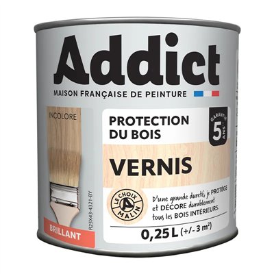 ADDICT - Addict Vernis Bois Brillant 250ml