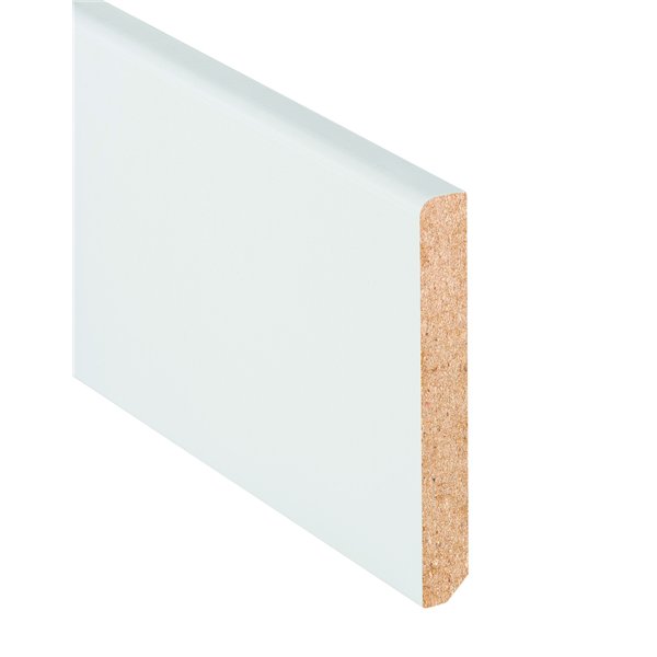 ROMUS - Plinthe MDF Blanche à Peindre 100mmx2,20m