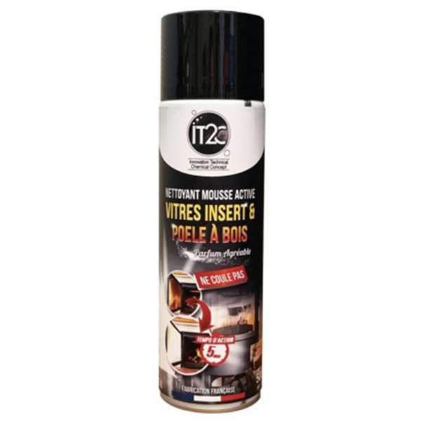 IT2C - Nettoyant Vitre Poêle à Bois et Insert 500ml