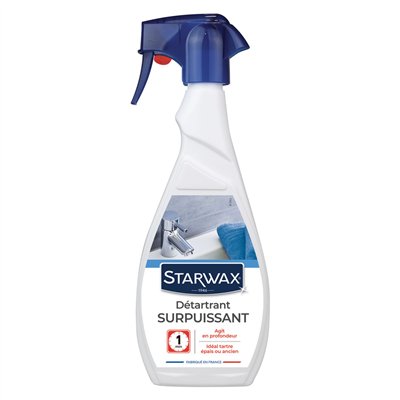 STARWAX - Détartrant assainissant salle de bain pulvérisateur 500ml