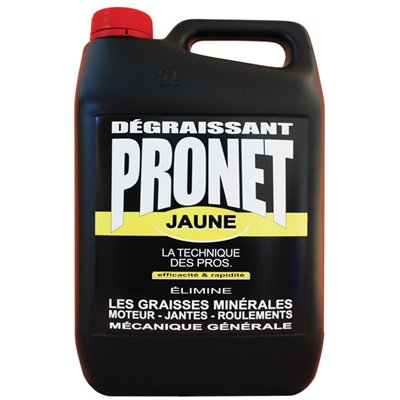 PRONET - Dégraissant Mécanique Jaune 5L