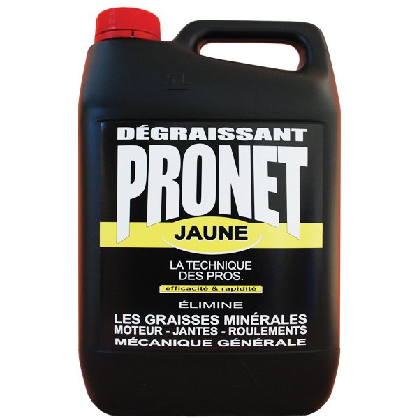 PRONET - Dégraissant Mécanique Jaune 5L