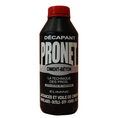 PRONET - Décapant béton, voile de ciment et laitances 1 L
