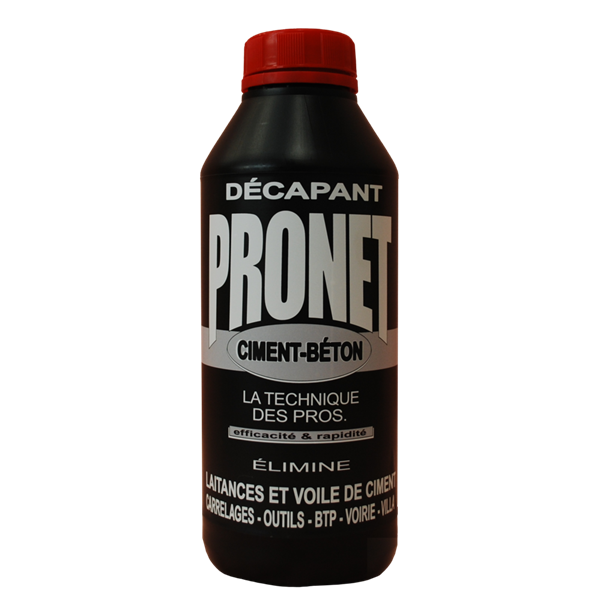 PRONET - Décapant béton, voile de ciment et laitances 1 L