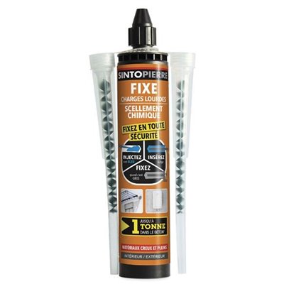 SINTO - Sintopierre Scellement Chimique Charges Lourdes 300ml