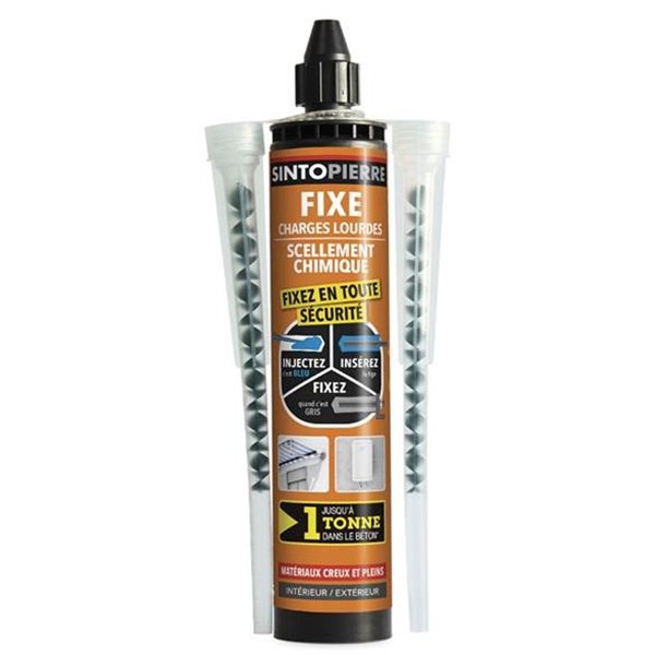 SINTO - Sintopierre Scellement Chimique Charges Lourdes 300ml