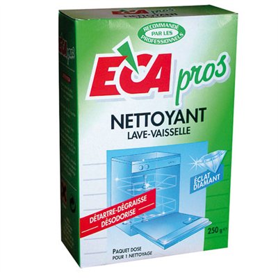 ECA PROS - Nettoyant dégraissant pour lave-vaisselle 250 g